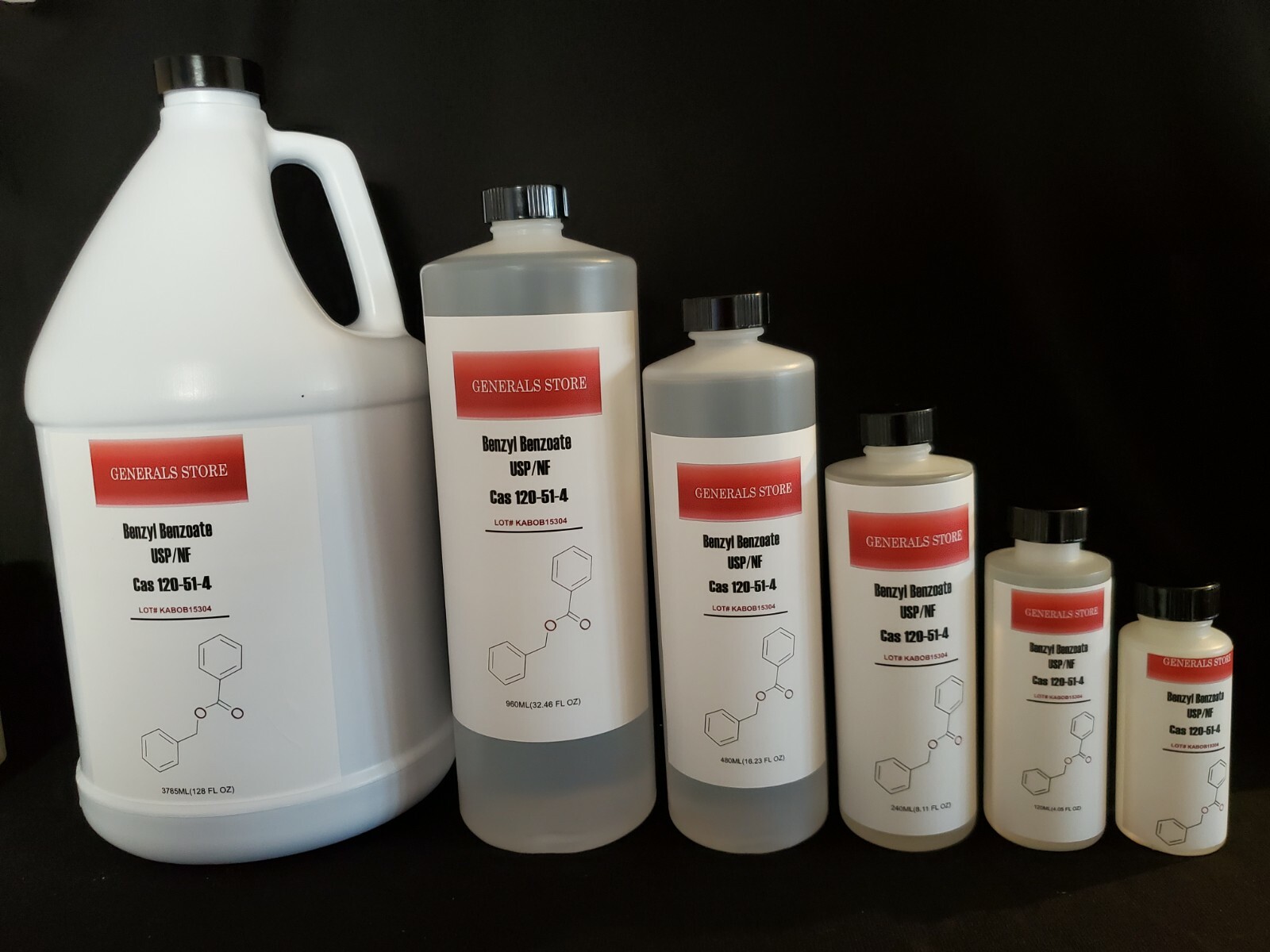 Benzyl Benzoate USP/NF -128oz (3785ml)