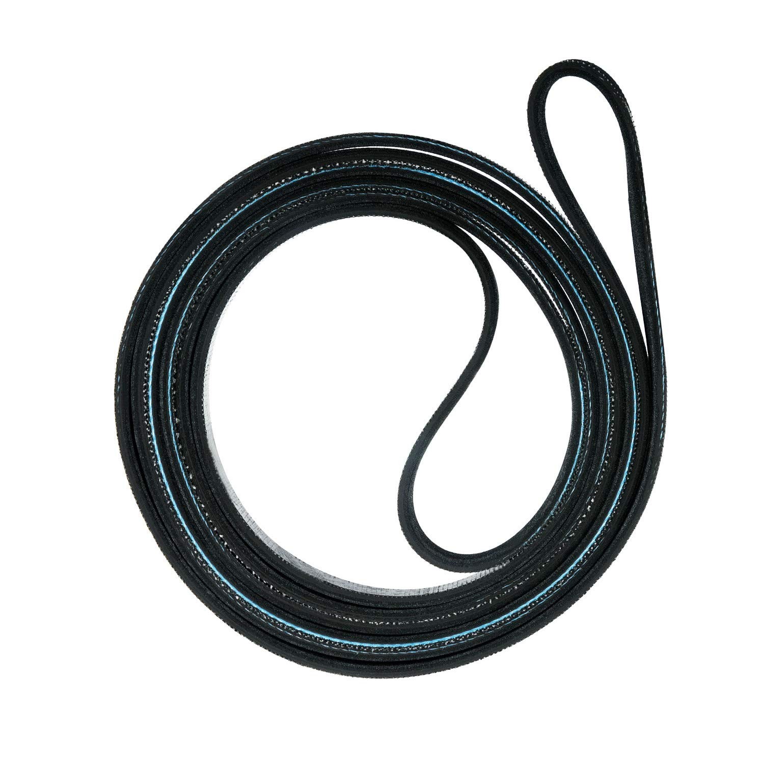 WE12M29 Dryer Drum Belt Compatible with 89.5 inches x 0.58 cm, Black