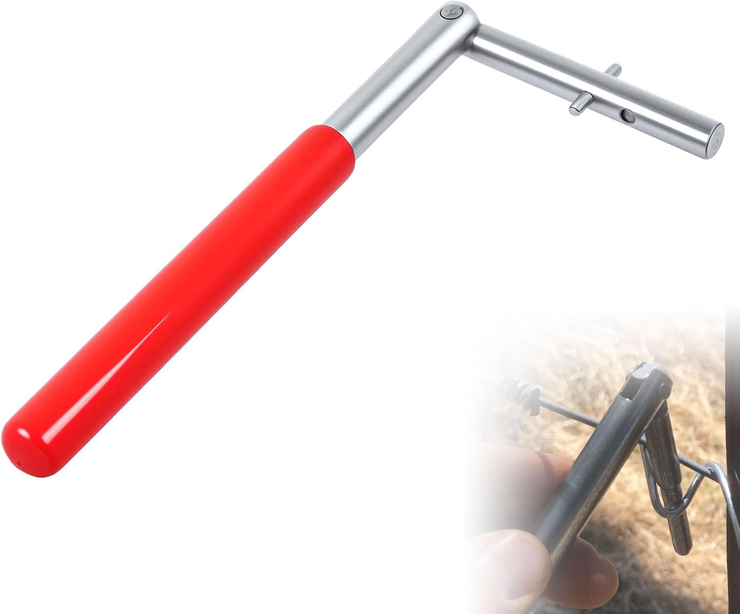 T-post Clips Tool Fence Clips Twisting Tool and Wire Steel Bender T-post Multi-F