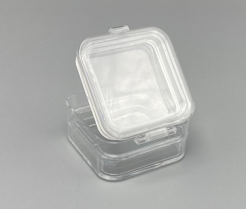 Dental Denture Hinged Display Box Film Membrane Storage Case False Teeth Case