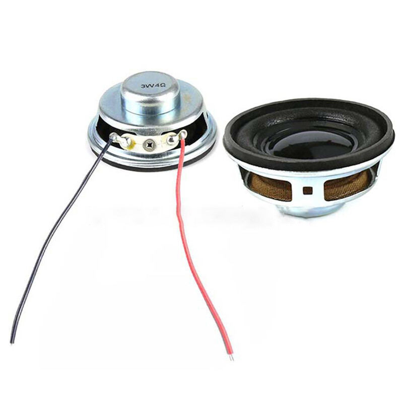Small Mini Audio Speaker Speaker 4 ohm 3W With Cable 10cm 20cm 30cm 40cm 50cm