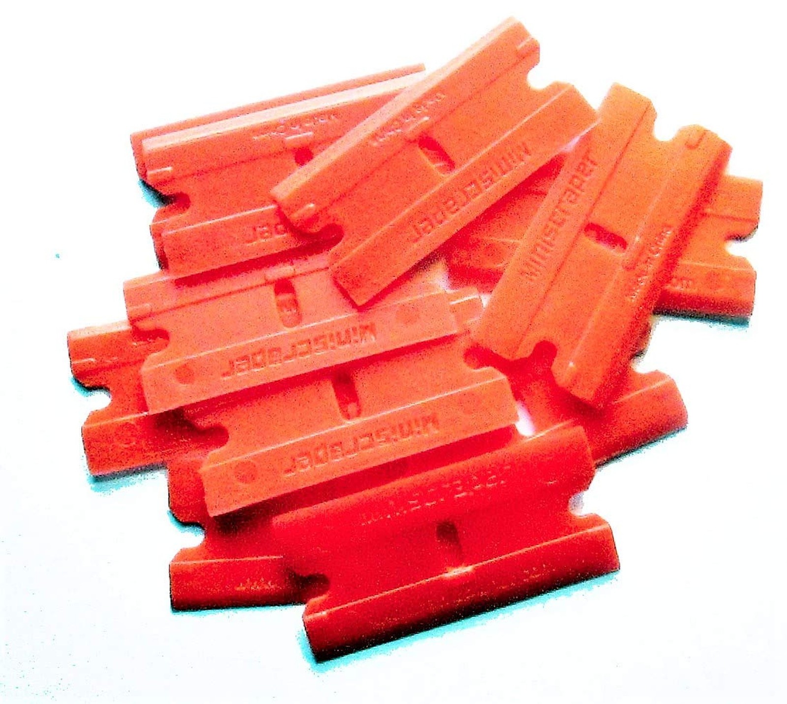 Plastic Razor Scraper Blades Double Edged (1 Pack) 1 count (Pack of 100)