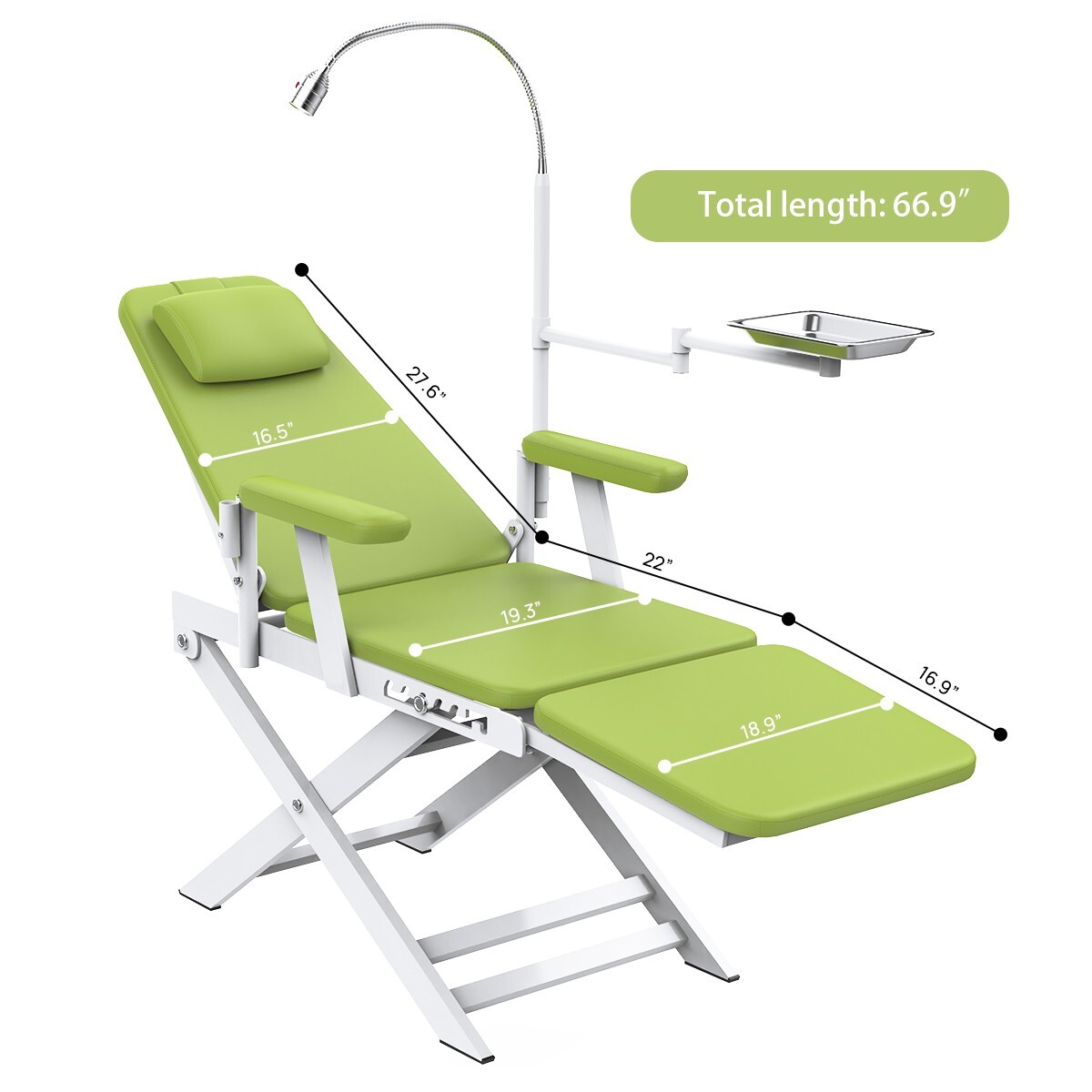 Portable Dental Mobile Delivery Unit System with Air Compressor 4Hole /Chair