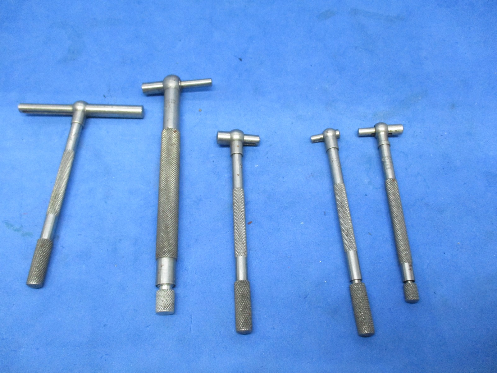 Vtg General USA telescoping gage machinist tool SET LOT 5 (1/2″ to 2 1/4″)