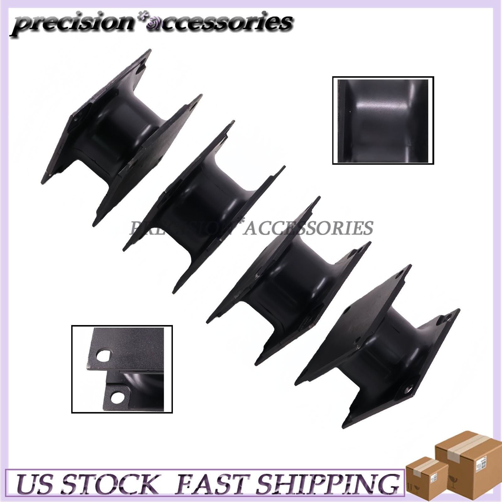 4PCS Vibratory Plate Compactor Rubber Isolator Shock Mount For Bobcat PCF64