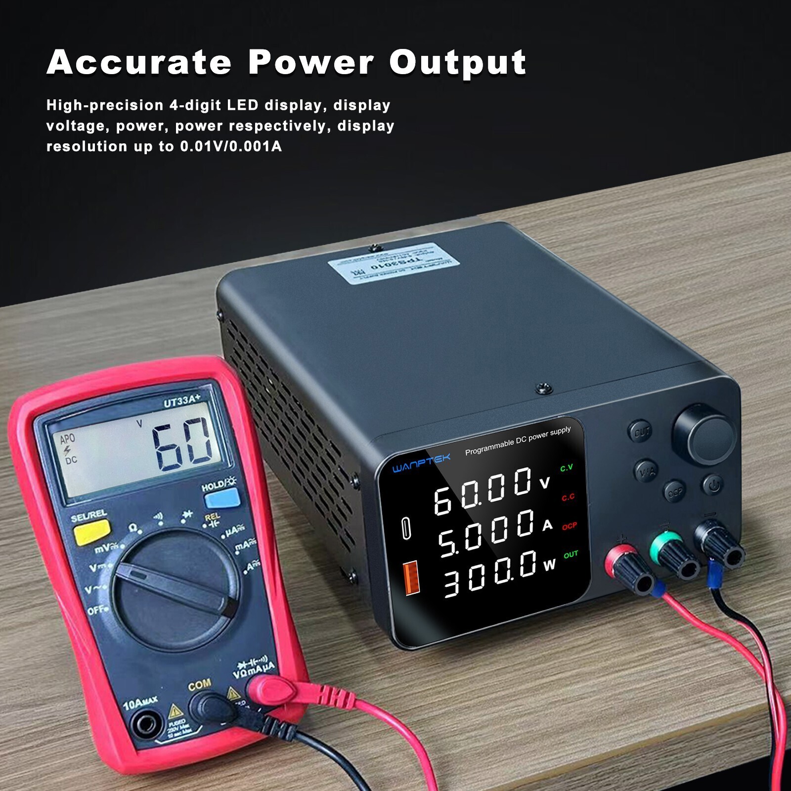 DC Adjustable 0-30V 0-5A 10A Lab Power Supply Precision Variable Bench Switching