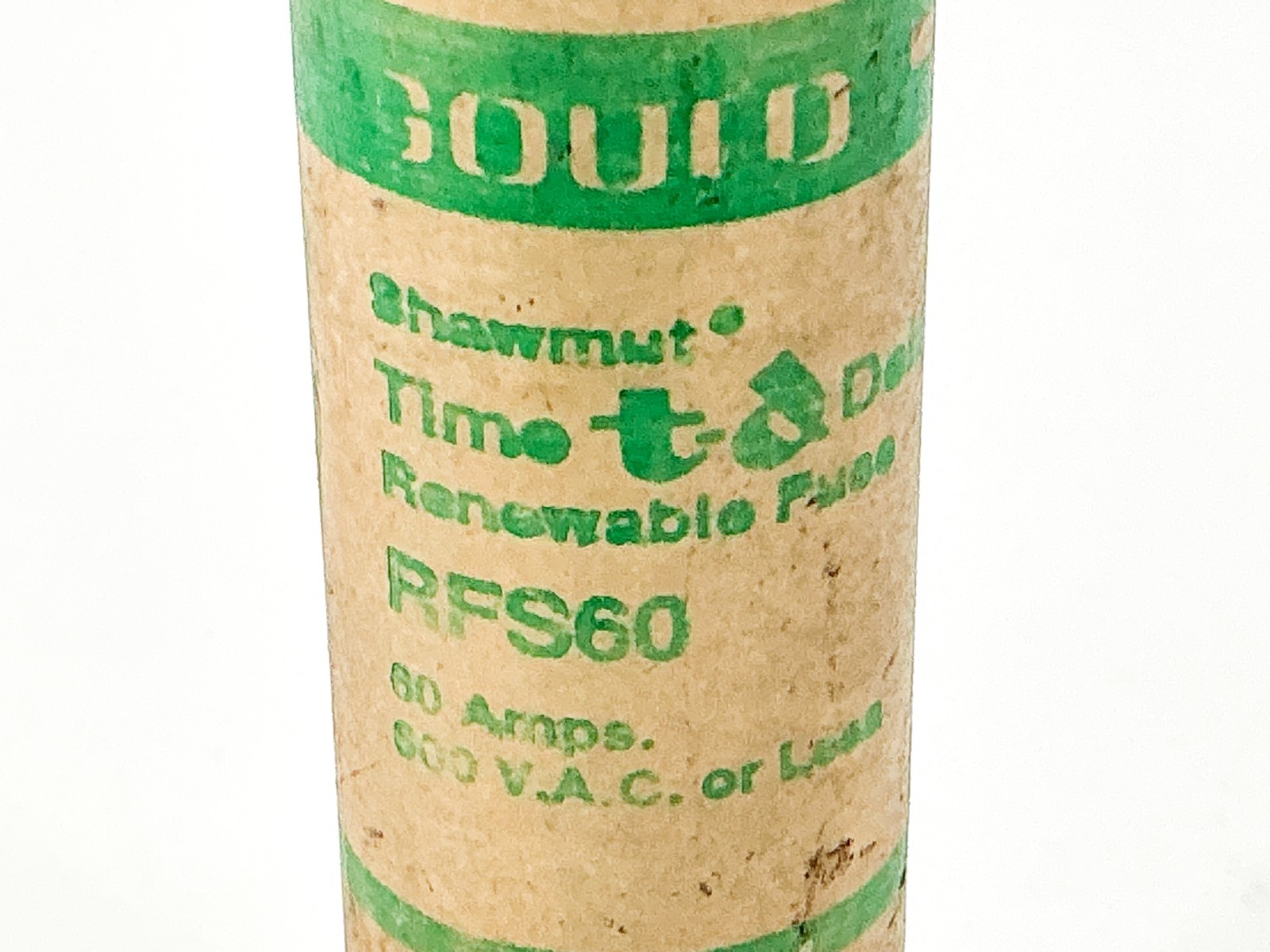 New Lot of 3 Gould Shawmut RSF-60 Renewable Fast Acting Fuse 60A 600V – No Box