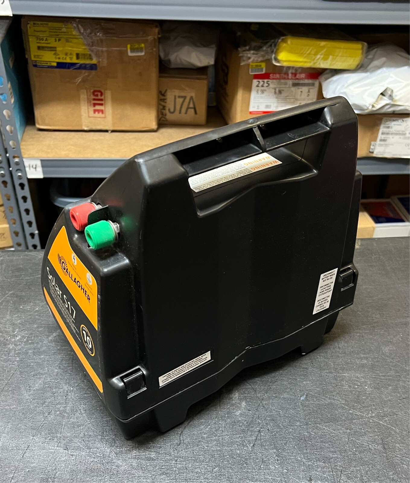 Gallagher Portable Solar Electric Fence Energizer S17