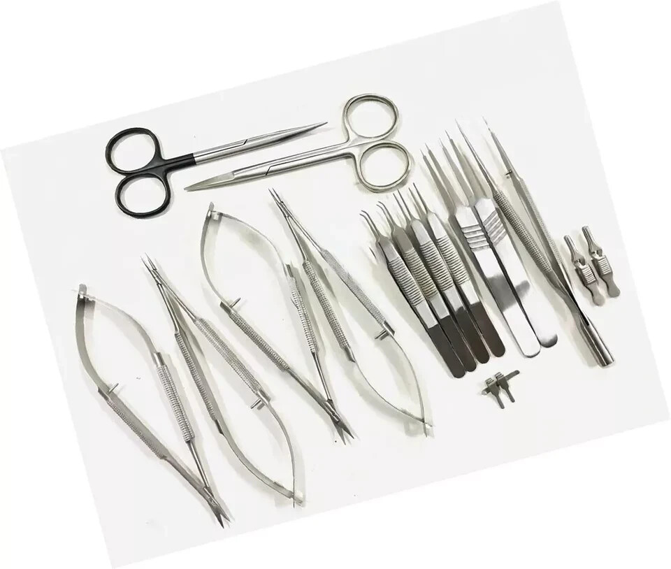 Hand Surgery Basic 17 PCS Micro Surgical Instruments Set