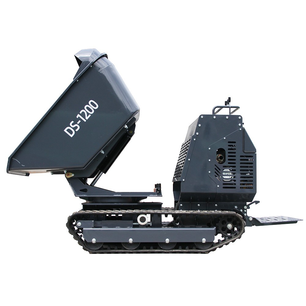Mini Tracked Dumper 1200kg Load 13.5HP Briggs & Stratton Hydraulic Tipping