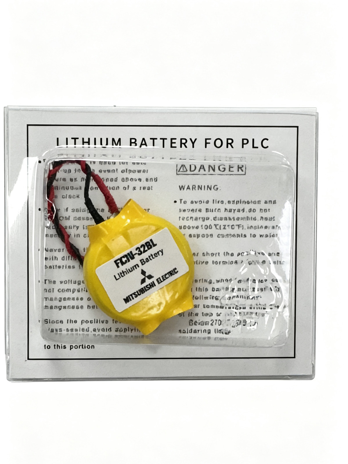 Brand New Mitsubishi FX3U-32BL 3.0v Lithium PLC Battery