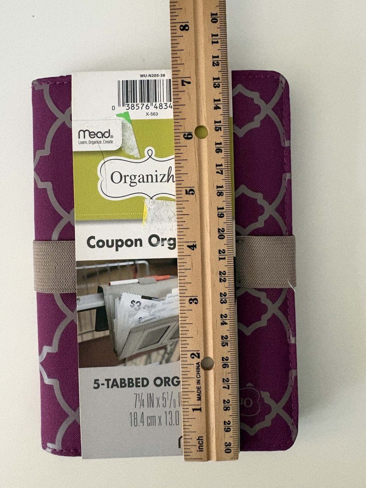 Mead OrganizHer Coupon Organizer 5 Tabbed Organizer Pen Slot ID Slot Purple New