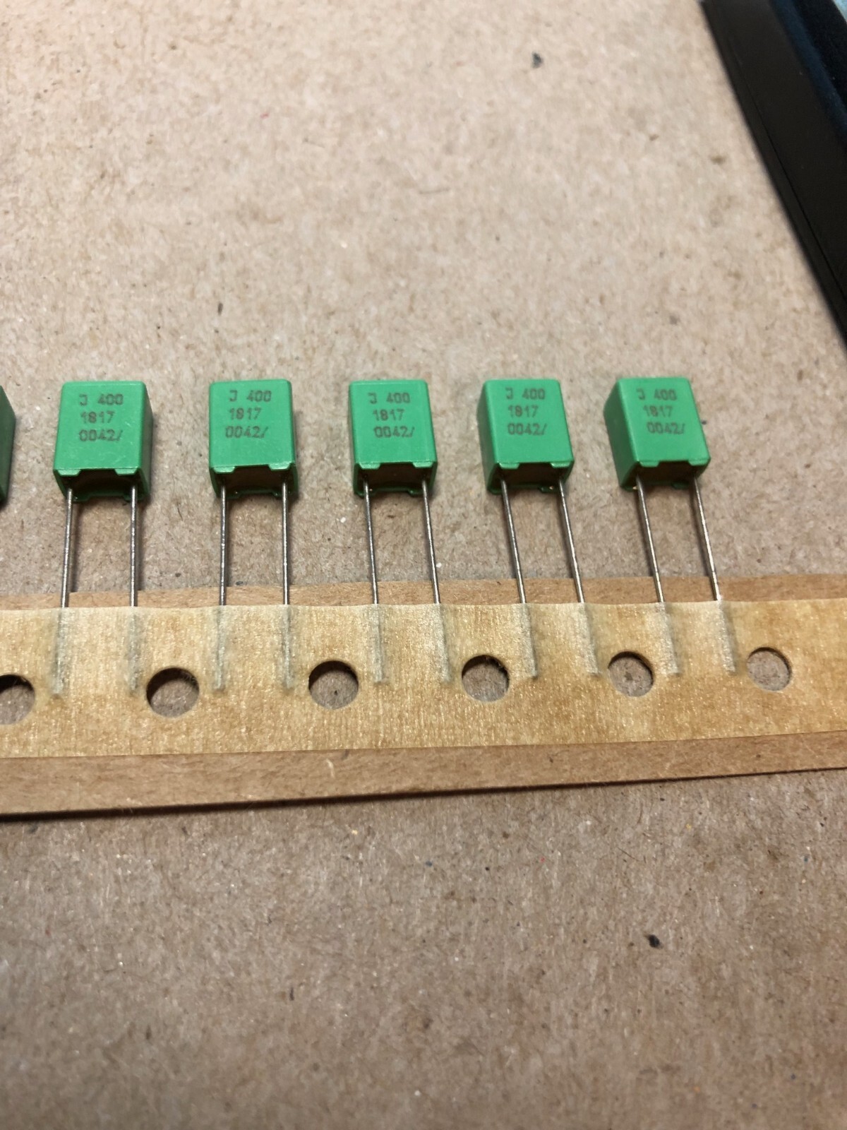 5 Vishay 0.015 uF 400V 5% Metallized Polyester Film Capacitor, Radial .015 15 nF