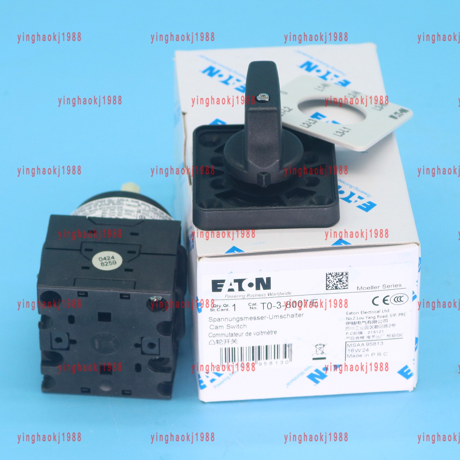one New EATON MOELLER T0-3-8007/E Select switch Quality assurance