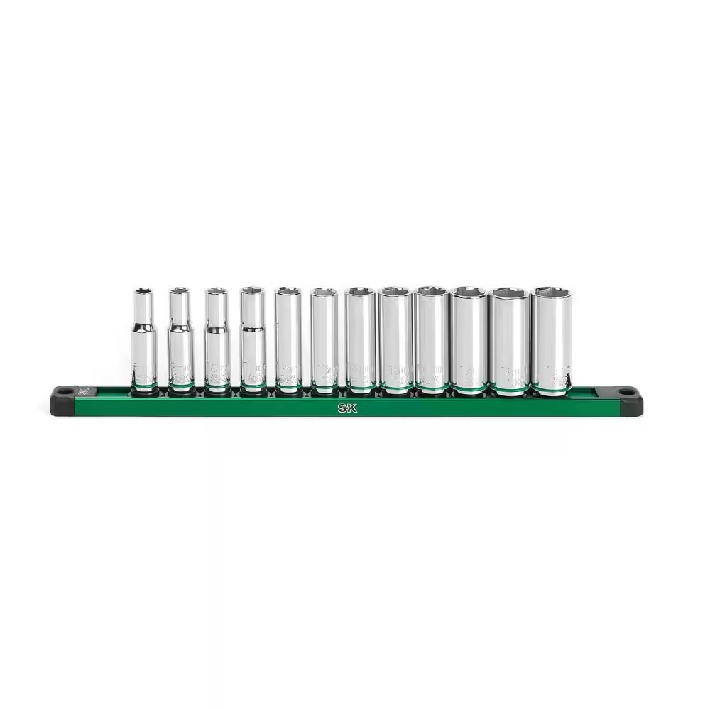 SK01347 Metric 3/8 In. Drive Set Deep Socket Set (12 Piece)