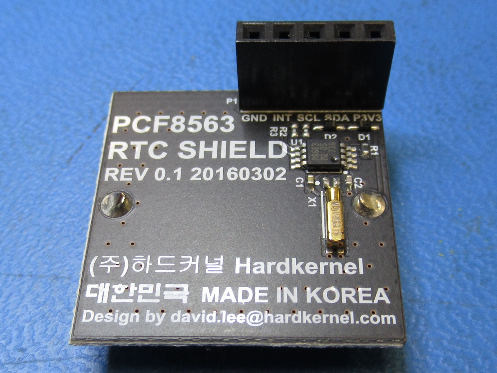 (1) RTC REAL TIME CLOCK SHIELD HARDKERNEL ODROID C2 C4 REV 0.1 w/ CR2032 BATTERY