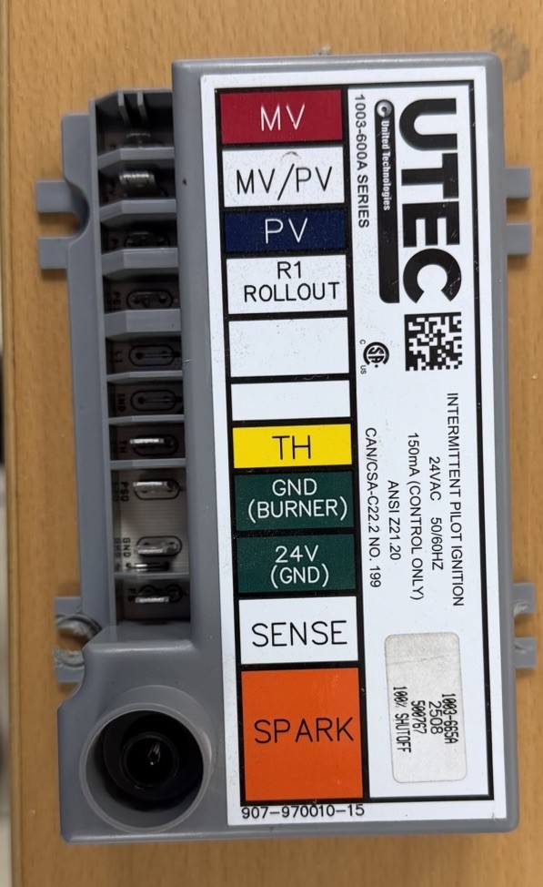UTEC 1003-665A SERIES INTERMITTENT PILOT IGNITION CONTROL REPLACES 1003-600A