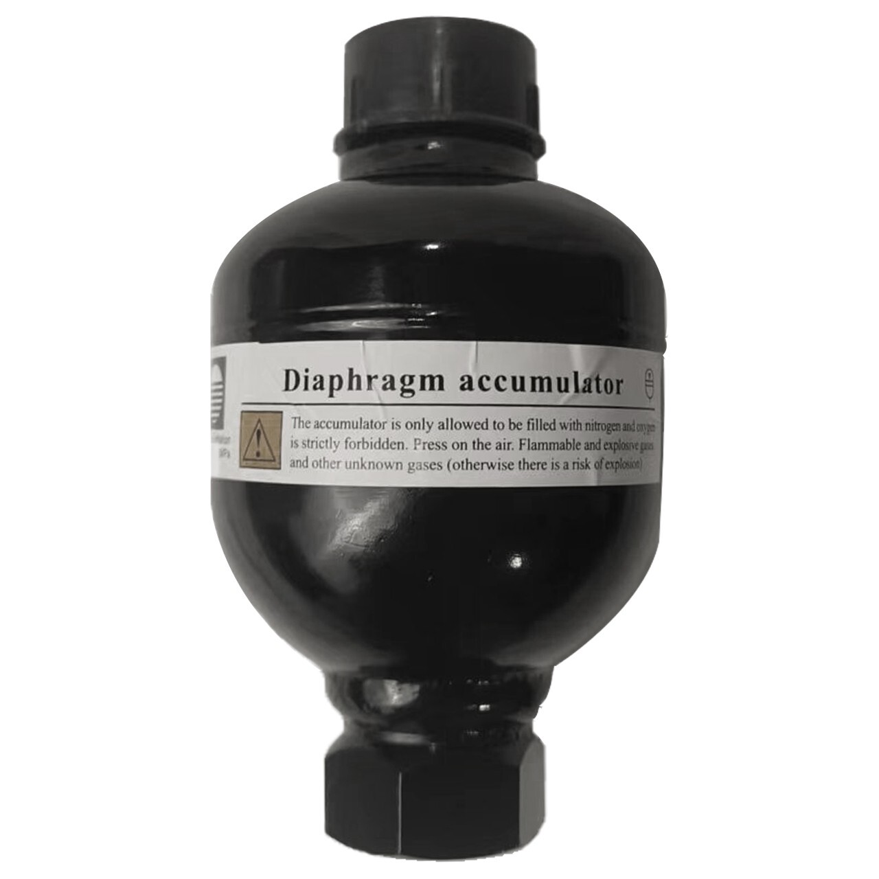 9/16-18UNF Diaphragm Accumulator, 4786psi Max Working Pressure, 10cu.in(0.16L)