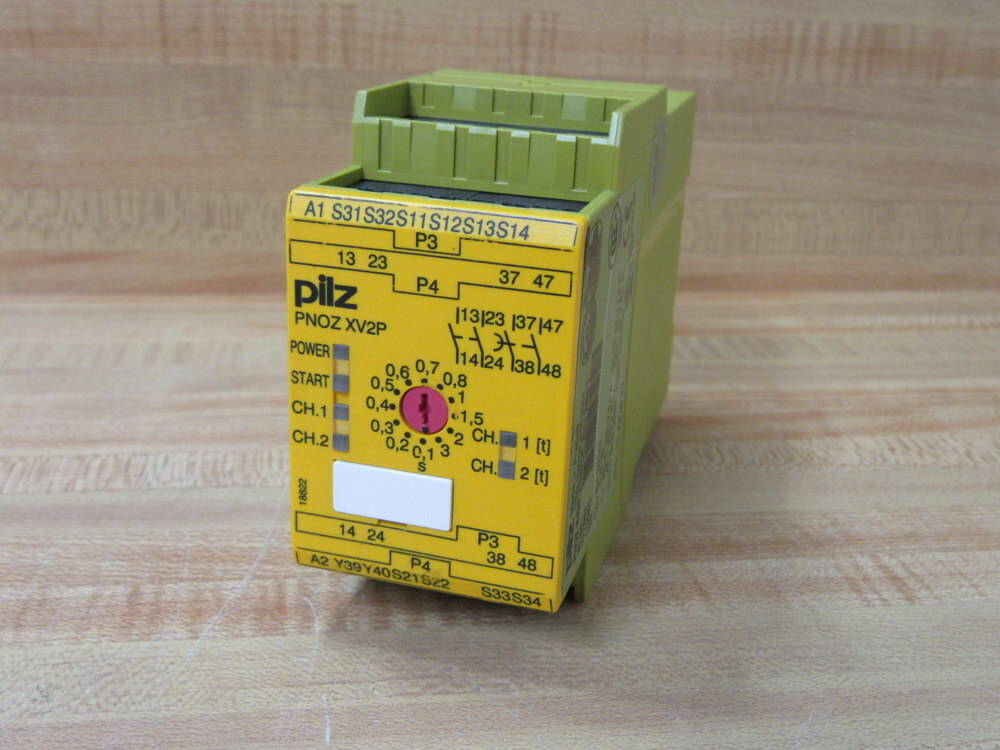 Pilz PNOZ XV2P 3/24VDC 2N/O 2N/OT Safety Relay 777502