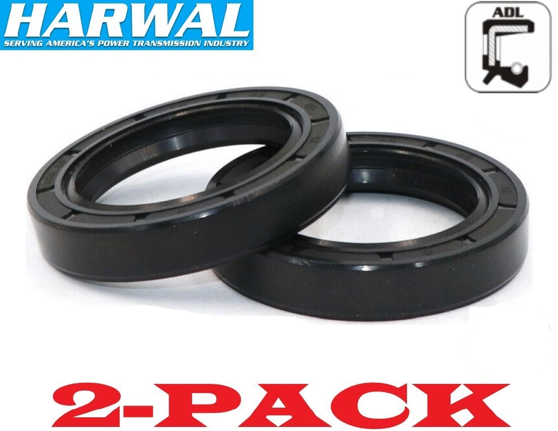 2-PACK! HARWAL TC 30x40x7-ADL Metric Oil Seal, Nitrile Dual Lip W/Spring 30-40-7