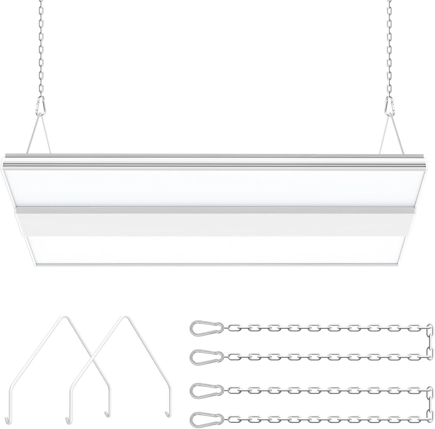 2Pack 150W LED Linear High Bay Light 22,500Lm Commercial Warehouse Shop Lighting