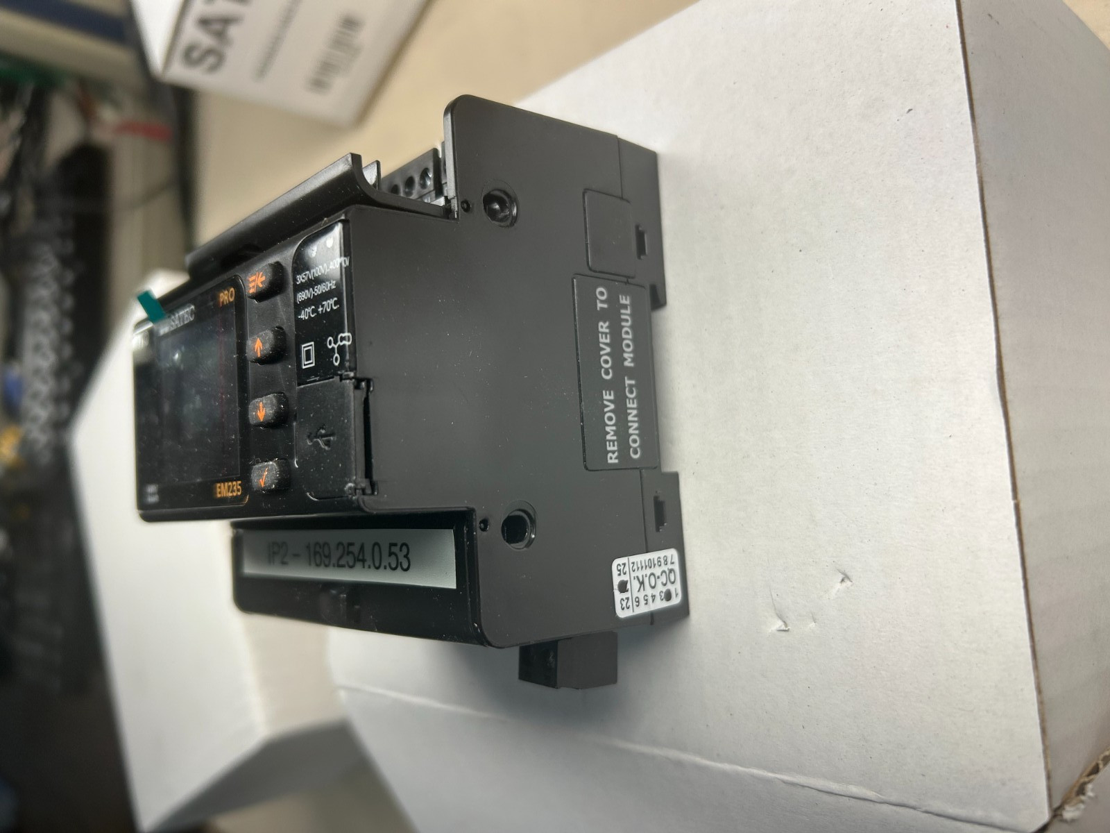 New – Satec EM235 PRO AC/DC Power Meter 1.77″ TFT display DIN Mount