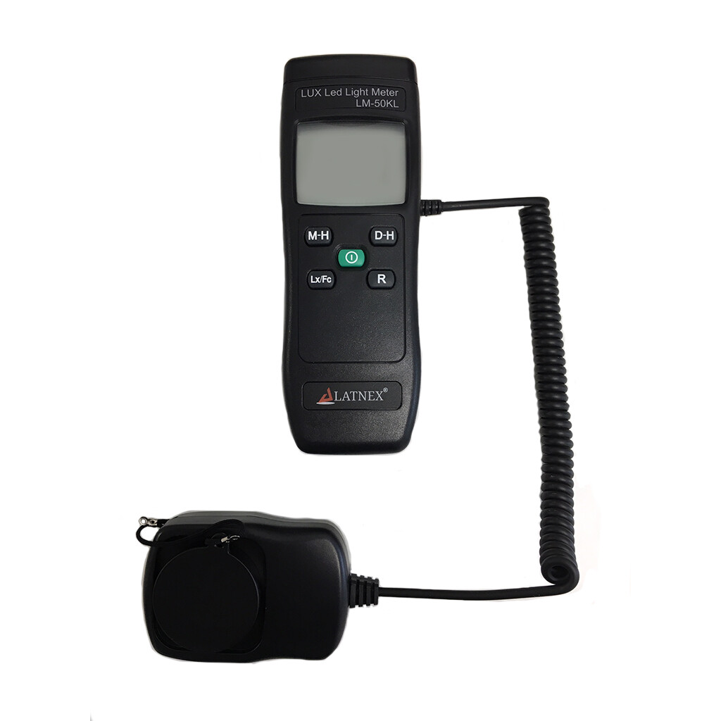 LATNEX Digital Lux LED Light Meter LM-50KL – Includes Calibration Certificate