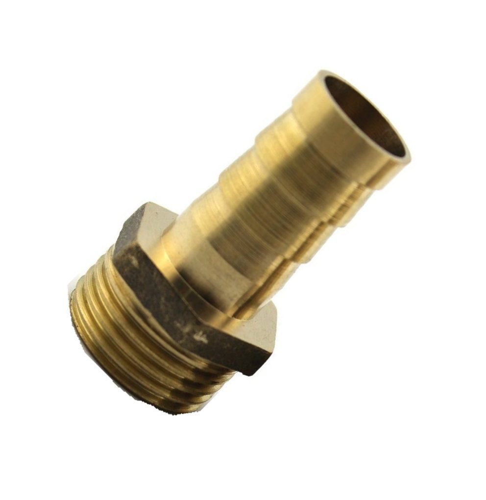 Fitting 3/4″ NPT Male to 5/8″ Barb Hose ID Brass Heater Pipe Oil Fuel Gas N-#04