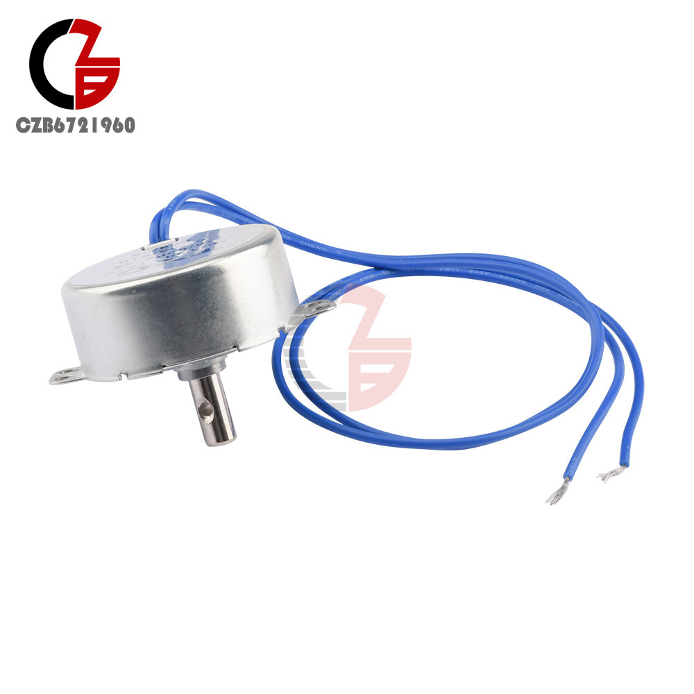 TYC-50 AC 12V/110V/220V 4W 50/60Hz Synchronous Motor 2.5/3/5/6RPM For Microwave