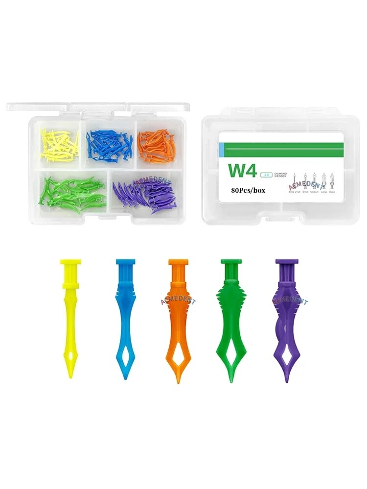 Dental Diamond Wedges Marginal Seal Wedge Deep Caries Fits Bioclear Clear Matrix