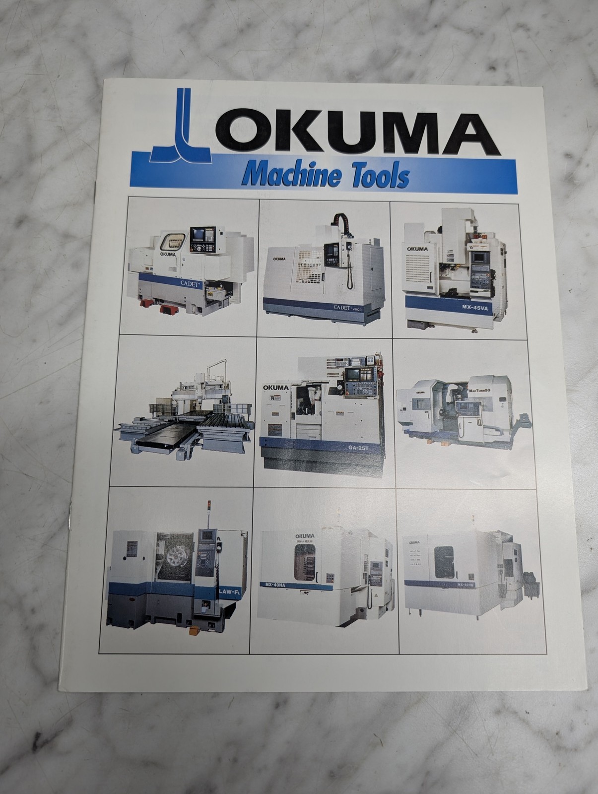 OKUMA MACHINE TOOLS MACHINING CENTER SALES INFORMATION CATALOG BROCHURE 1996