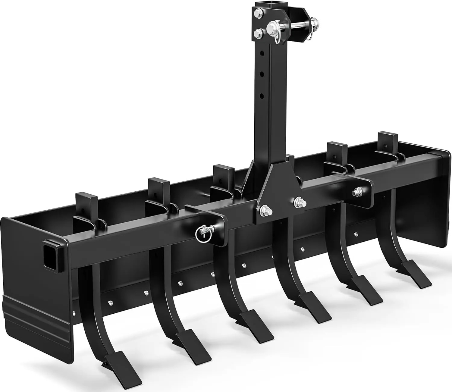 55″ Three Point Box Scraper, Box Blade Tractor Attachment Fits for Cat1