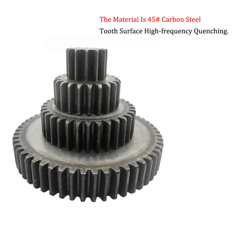 2.5/3/4/5M 45# Steel Spur Gear 10-70 Teeth 30-180mm OD Transmission Gear For CNC