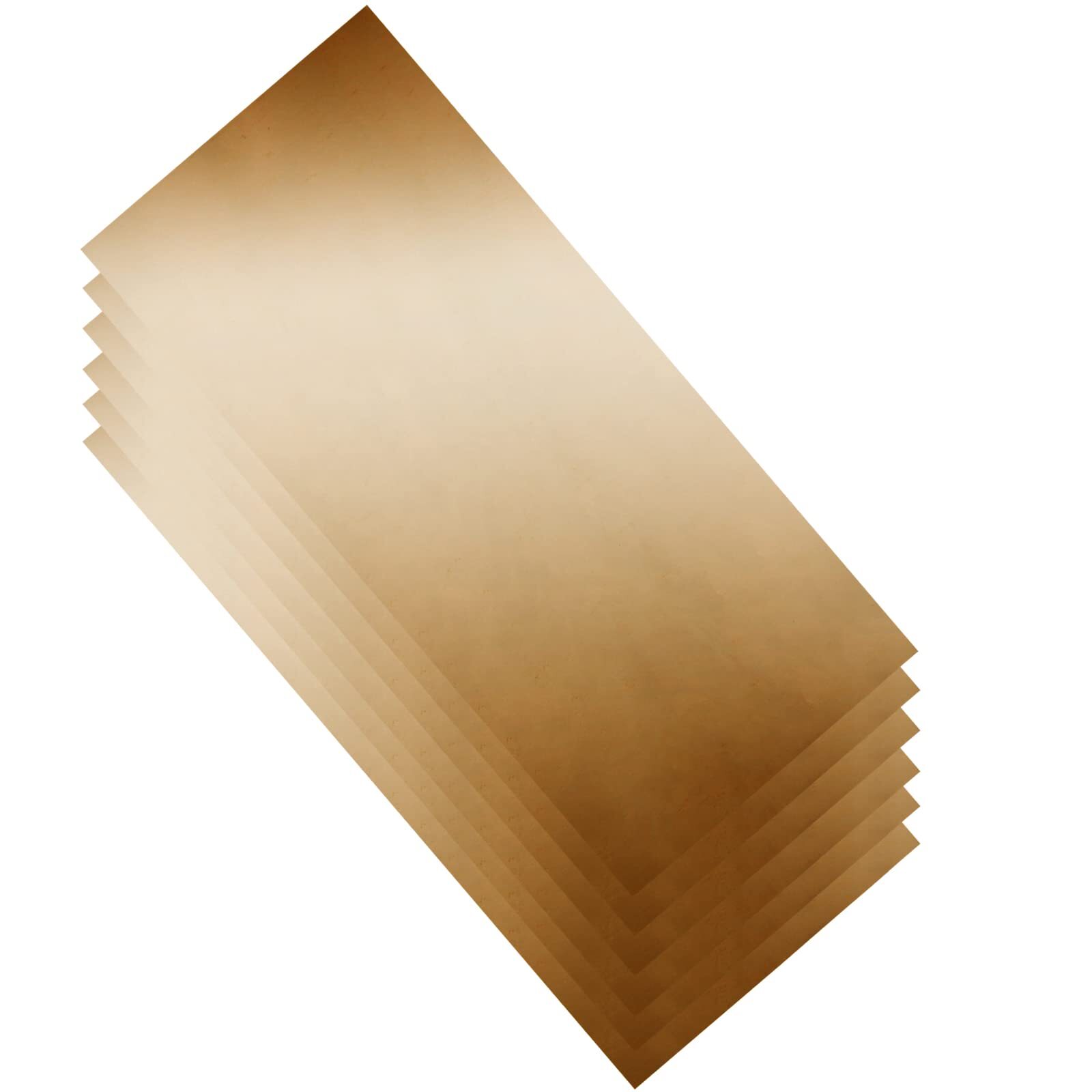 Brass Sheet Brass Shim Stock Assortment 6″ Length x 3″ Width 0.002″ 0.004″ 0….