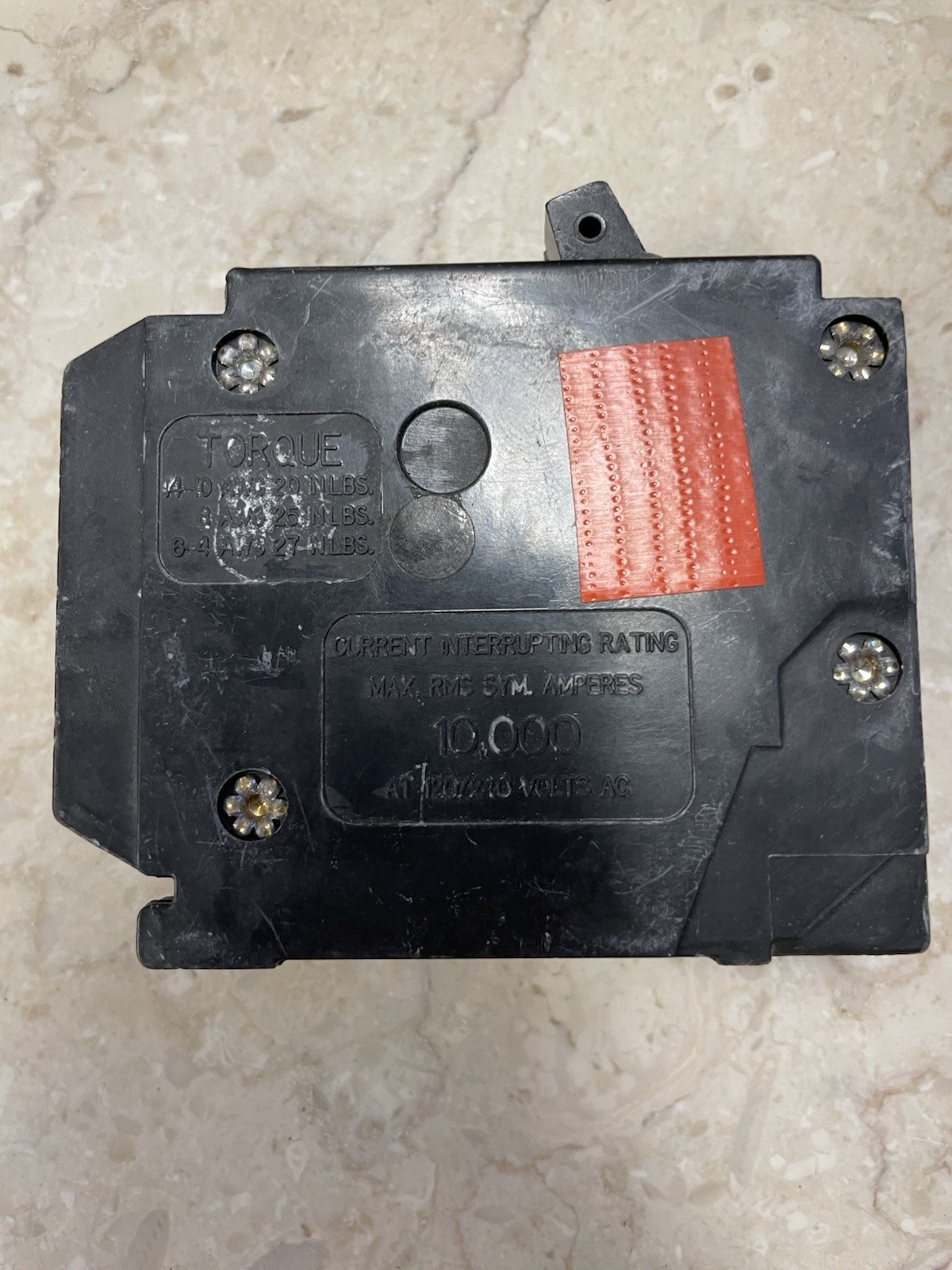Eaton BR2020 DNPL2020 2-Pole 20A 120/240V Type BRD HACR Breaker