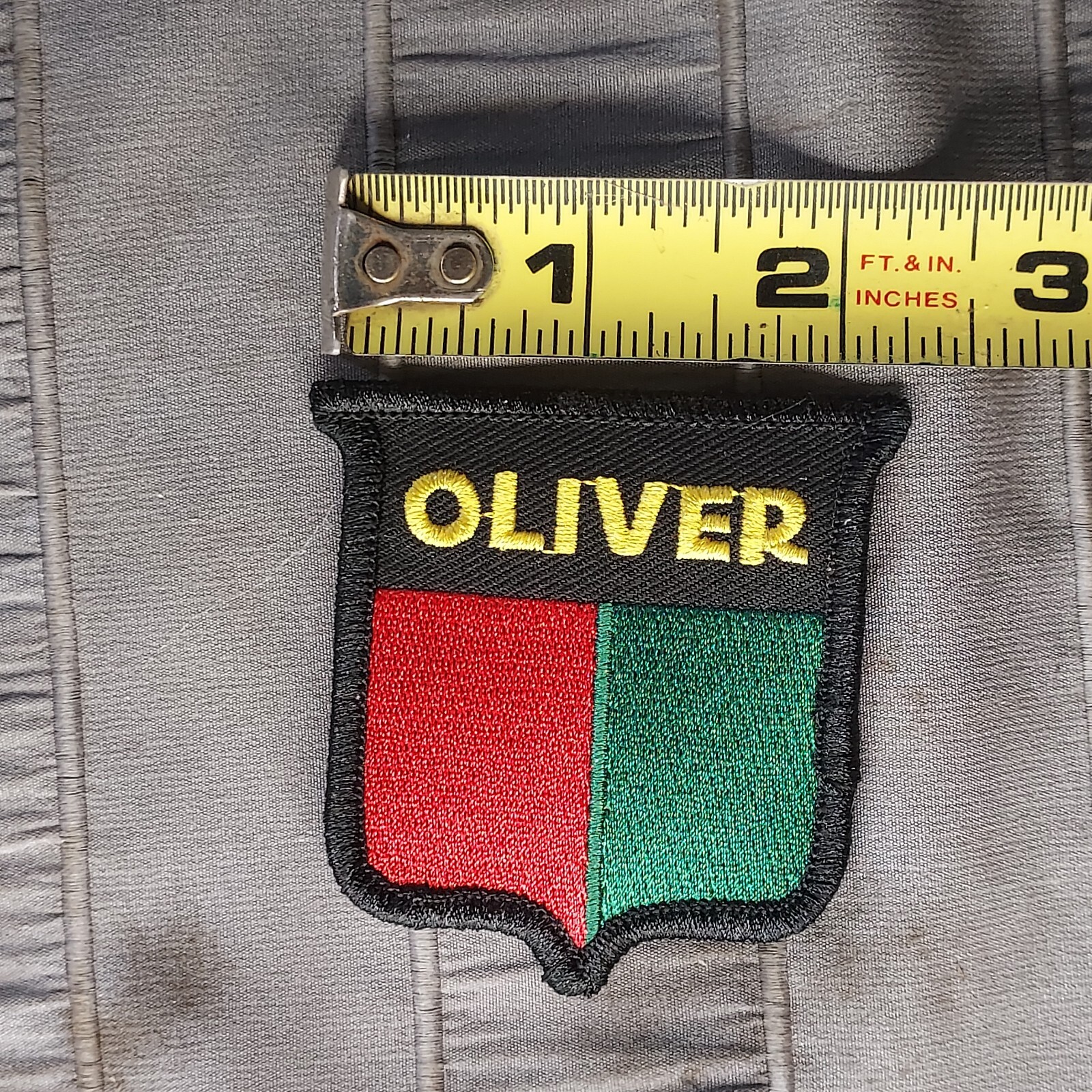 Cloth Patches Oliver Vintage Logo Tractor Farm Ranch Equipment Collector