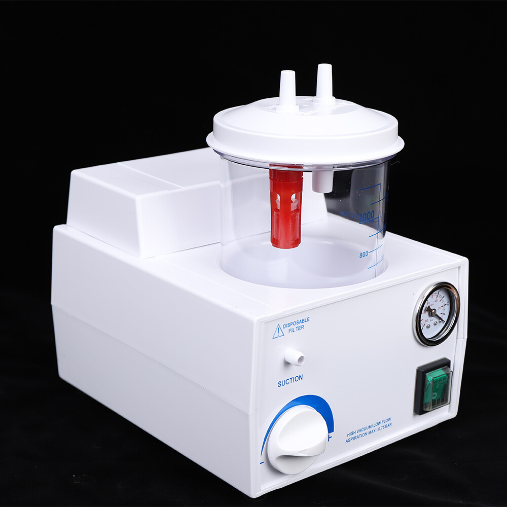 Portable Dental Phlegm Suction Unit Emergency Medical Vacuum Aspirator Machine