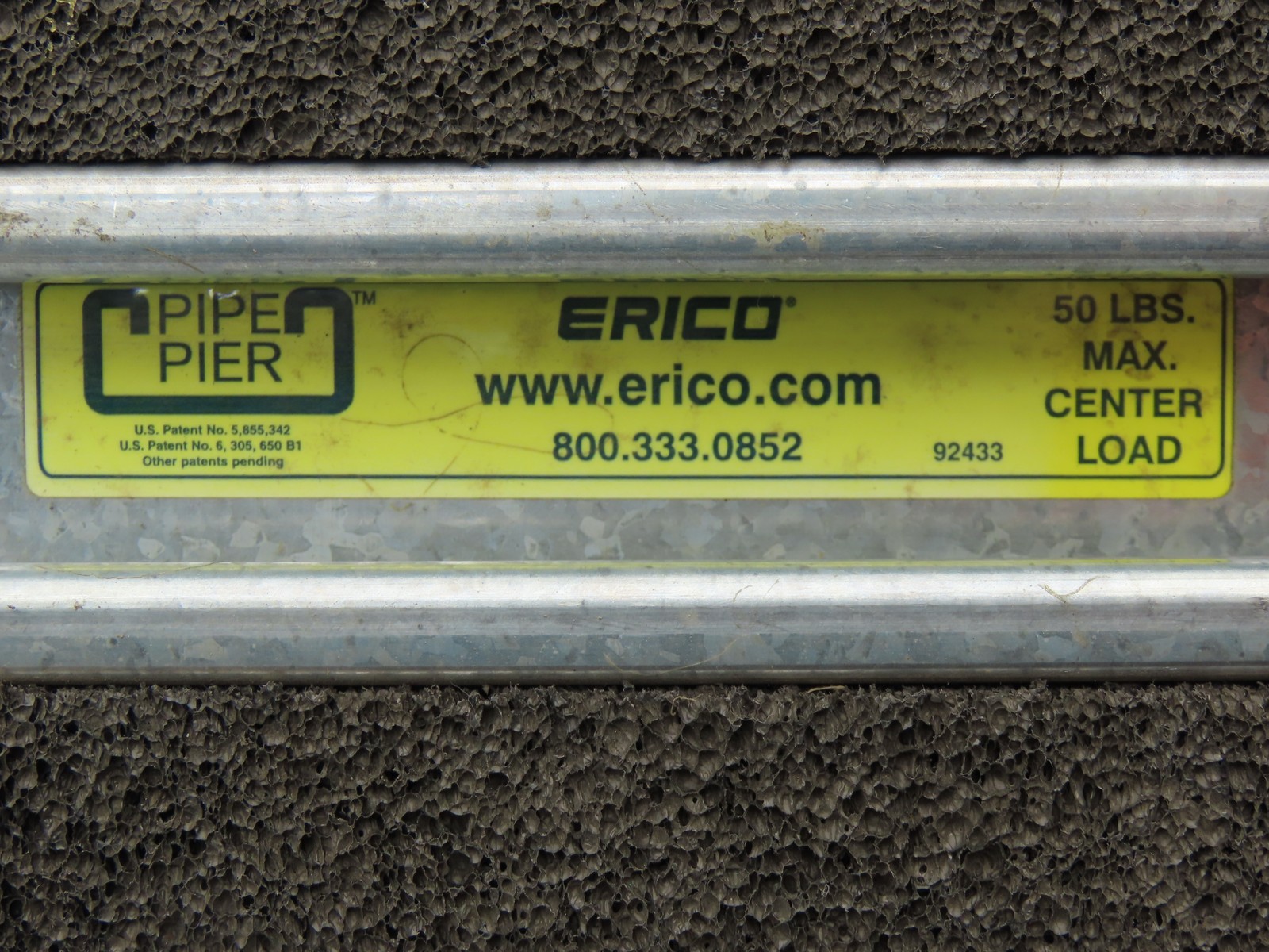 Erico PP50H4 Rooftop Pipe Support Conduit Mounting Pier 10.5x4x4″ 50lb Lot of 4
