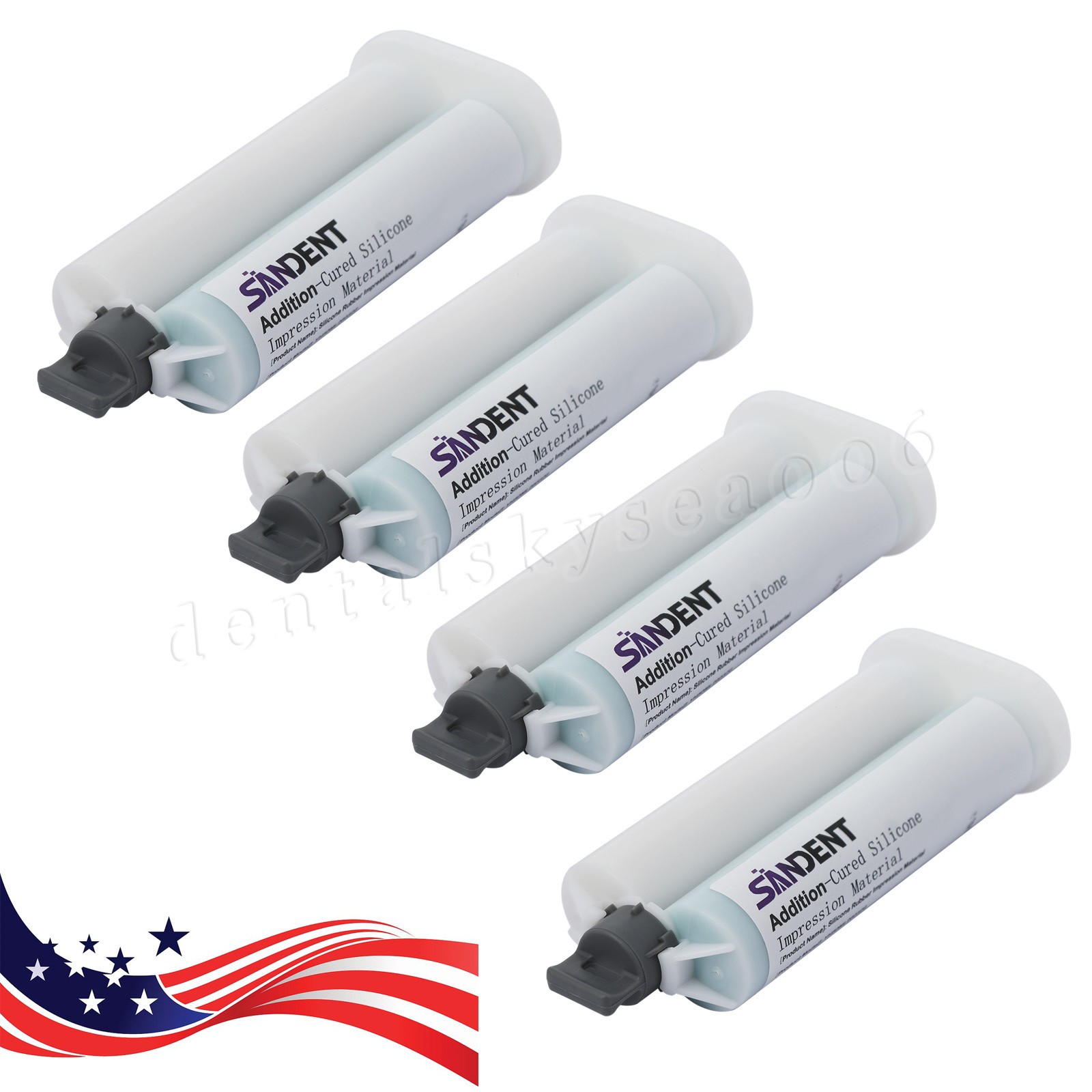 4 x Heavy Body Fast Set Dental Vinyl Polysiloxane Impression Material VPS PVS
