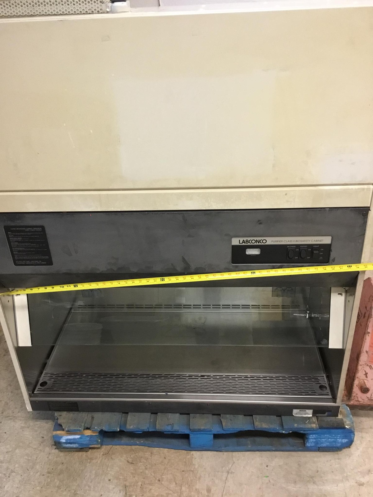 Labconco 36208 Biohazard Purifier Cabinet Class II Type A/A-B3 WORKING