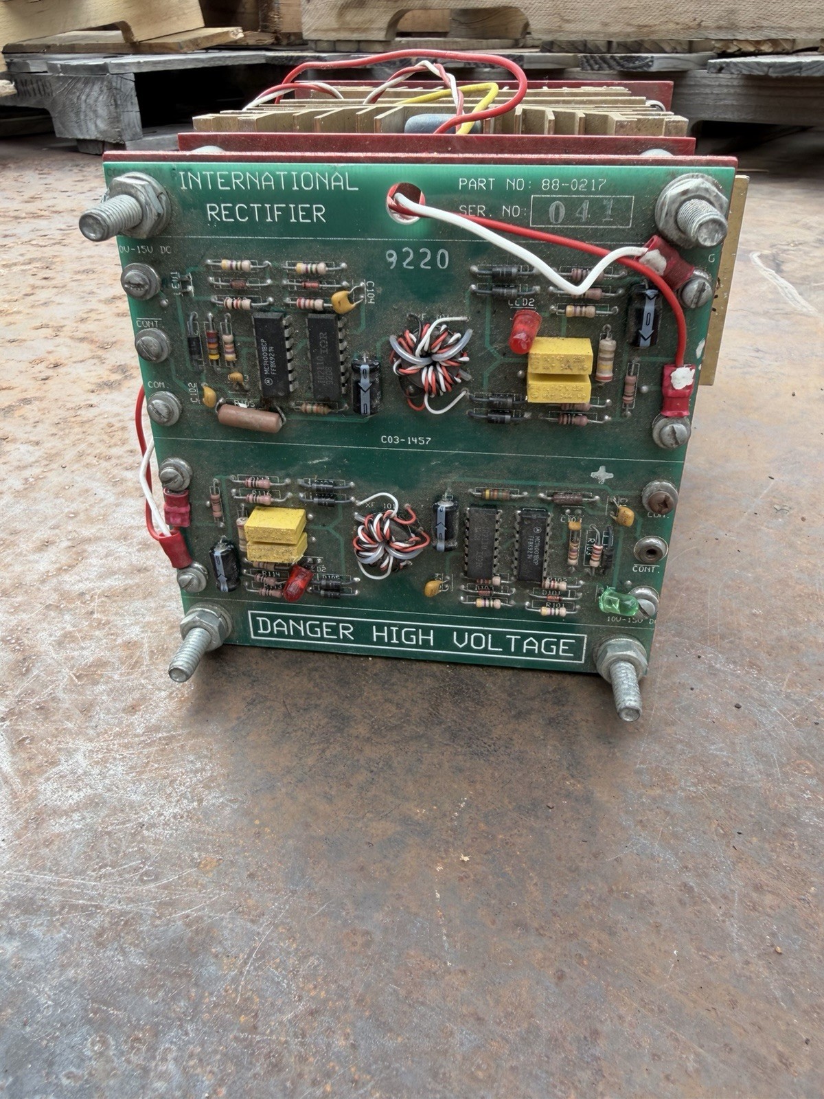 Military International Rectifier SCR Thyristor Stack PN 88-0217 AS-IS Untested