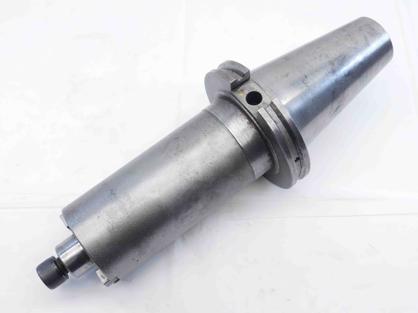 CAT50 1″ PILOT O.D. 3/8 KEY FACE / SHELL MILL TOOL HOLDER COOLANT EXTENDED 1.0