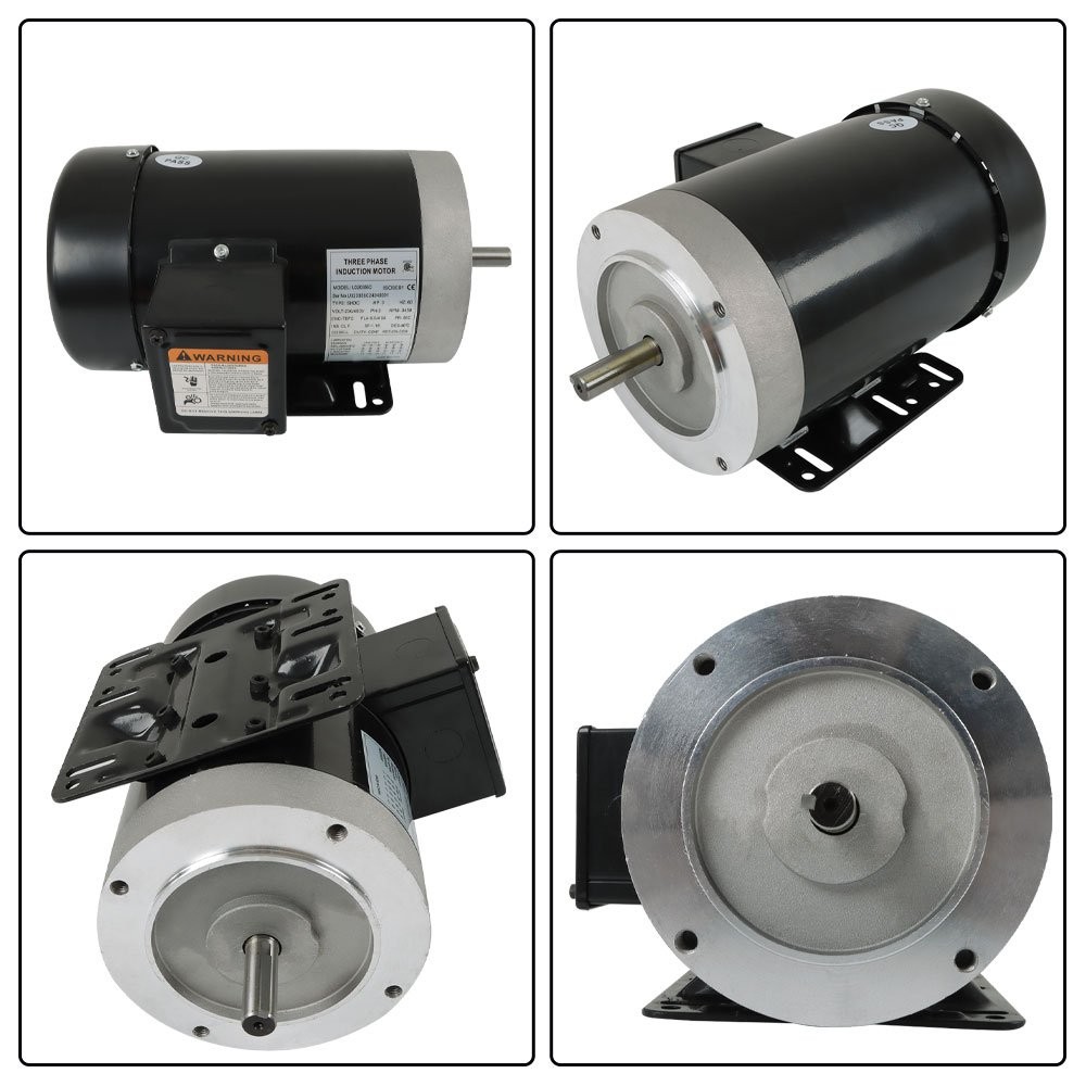 3HP 3450RPM 230V/460V General Purpose Three Phase Motor CW/CCW TEFC 2Pole 60HZ