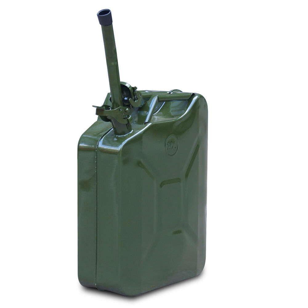5 gallon 20L Jerry Can Metal Steel Tank Emergency Backup Army Military