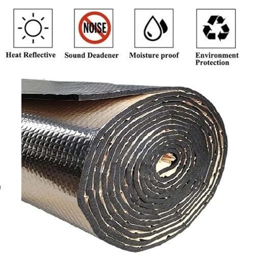 120×48 Sound Deadener Insulation Mat Kit, 5mm Closed Cell XPE Foam