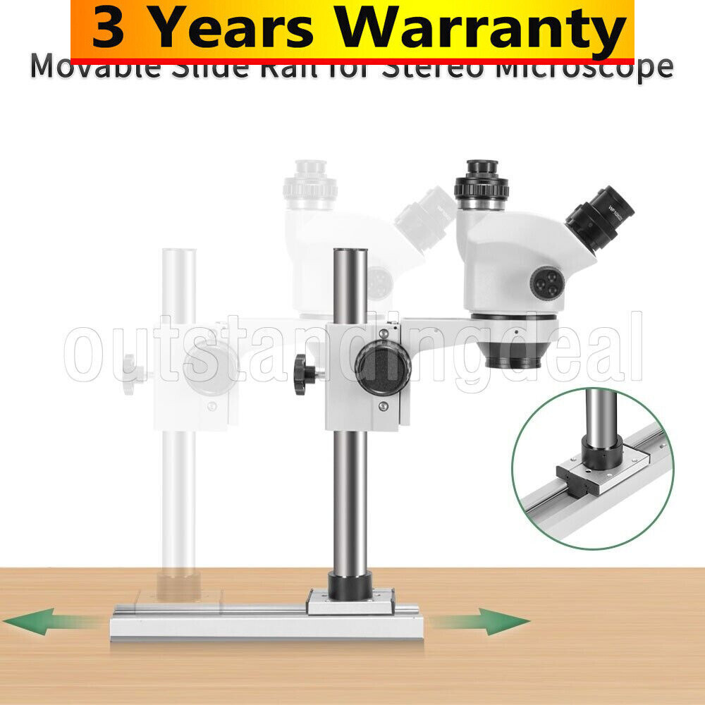 HY-5100-HG7045 7-50X Slide-rail Base Microscope Stand Digital Camera Kit #TOP