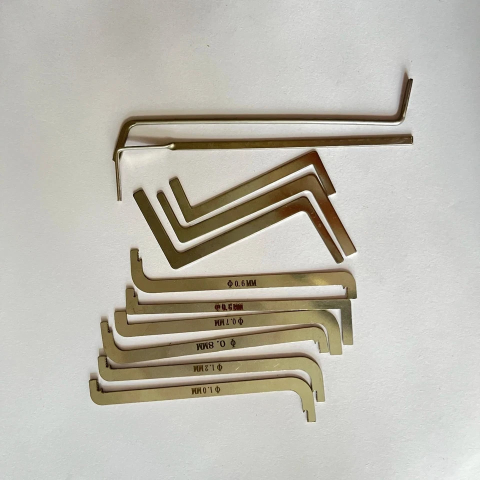 18PCS Locksmith Tool Kit Broken Key ExtractorSet Tension Wrench Lock Repair Tool