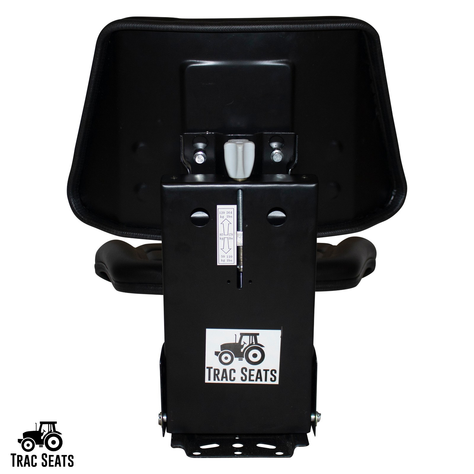Black Tractor Suspension Seat Fits Massey Ferguson 255 265 270 271 274 275 285