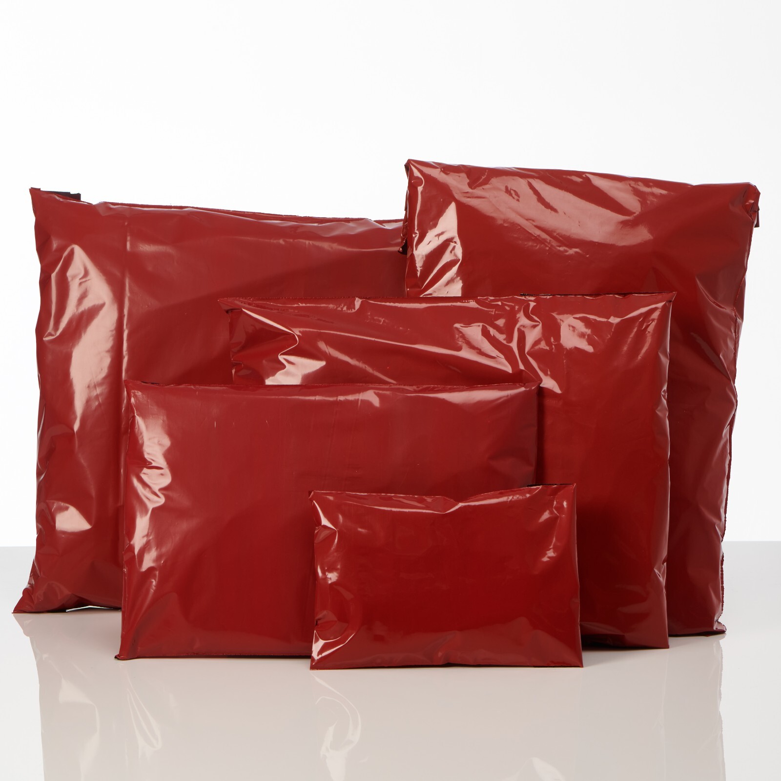 Coloured Mailing Bags Strong Polythene Postage Parcel Postal Seal Mixed All Size