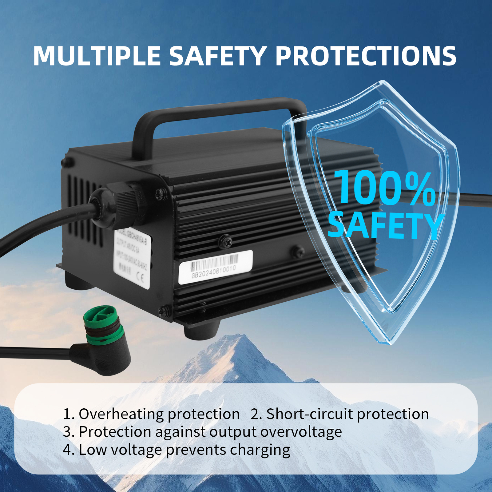 48V 5A Lithium Battery Charger for HELI JIALIFT CBD20J-LI2 Electric Pallet Jack
